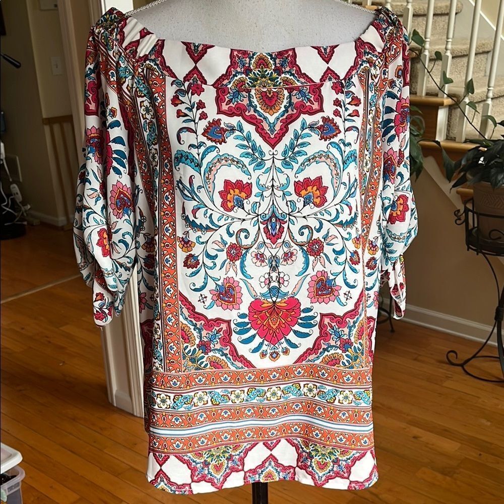 NWT Verse Multicolor Paisley Blouse